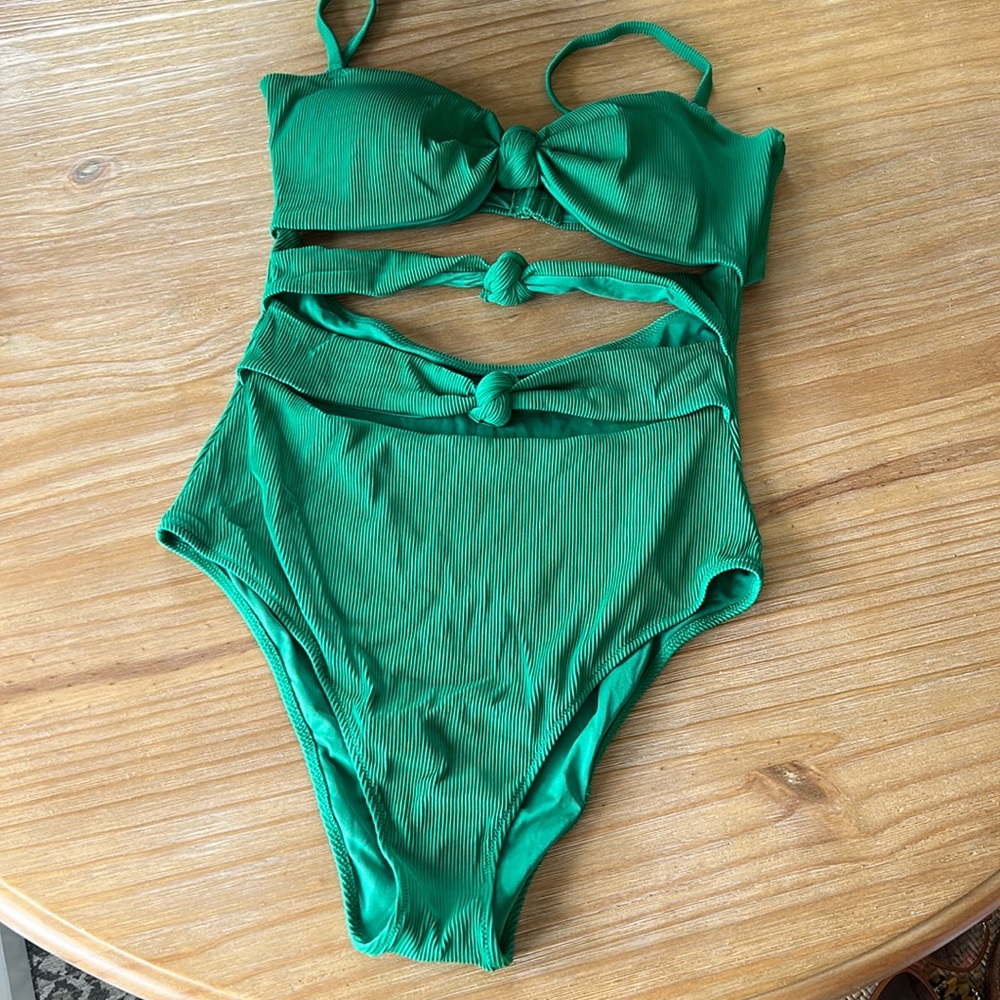 Aerie swimsuit one piece cheeky size large